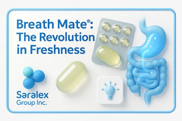 An image that states: Breath Mate: The Revolution in Freshness