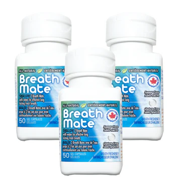 3 Breath Mate Pop-Top bottles